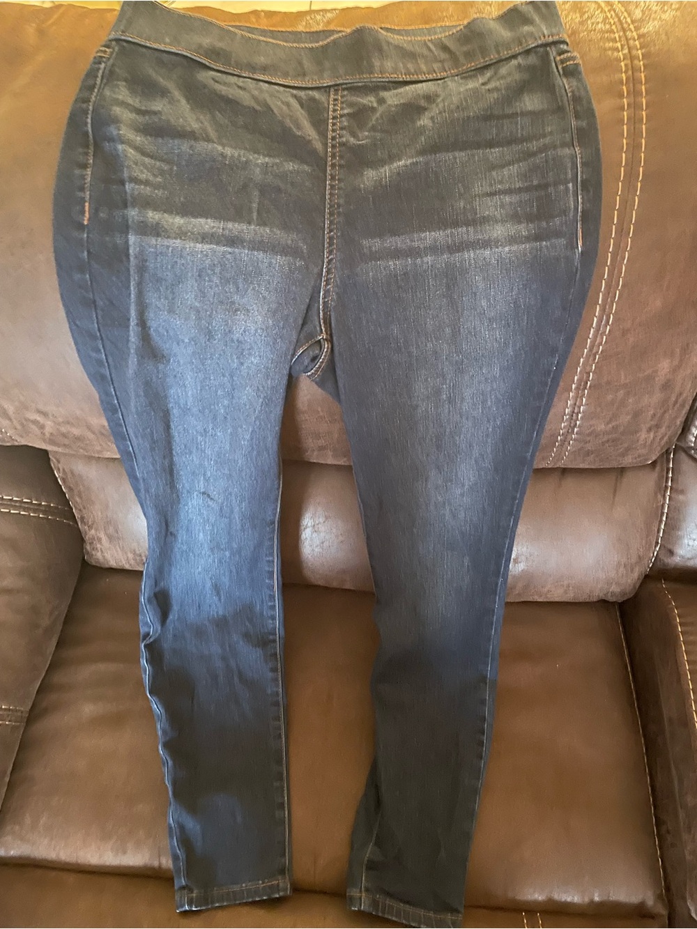 New York & Company Indigo Stretch Jeggings